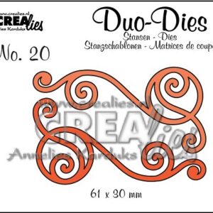 Crealies - Die - Duo Dies - No. 20 Crealies 7472.0720(01) CLDD20 115634/0720