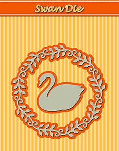 HSDJ006 Hobby Solutions Die Cut Swan 75x75mm