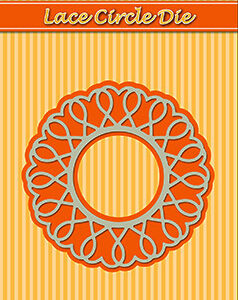 HSDJ008 Hobby Solutions Die Cut Lace circle 75x75mm