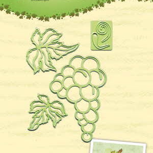 45.2298 Lea'bilitieｮ Bunch of grapes snij en embossing mal
