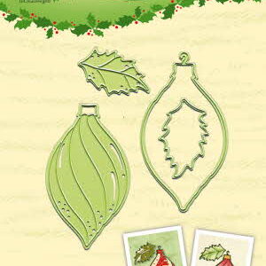 45.2342 Lea'bilitieｮ Paper Patch Christmas ornament snij en embossing mal