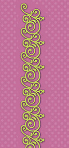 Shape Dies Lene Design border "swirls" Nellie Snellen SDL044 140x19 mm