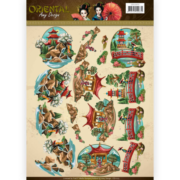 3D Knipvel - Amy Design Oriental - Landscapes