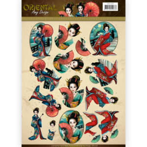 3D Knipvel - Amy Design Oriental - Geishas Amy Design CD11076