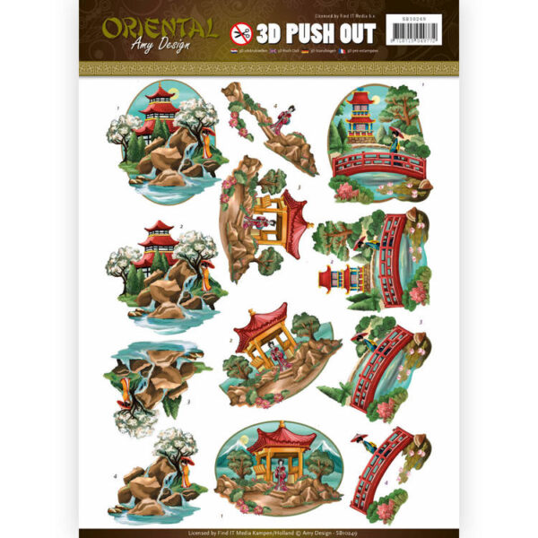Push Out - Amy Design - Oriental - Landscapes Amy Design SB10249