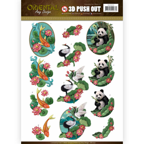 Push Out - Amy Design - Oriental - Animals Amy Design SB10250