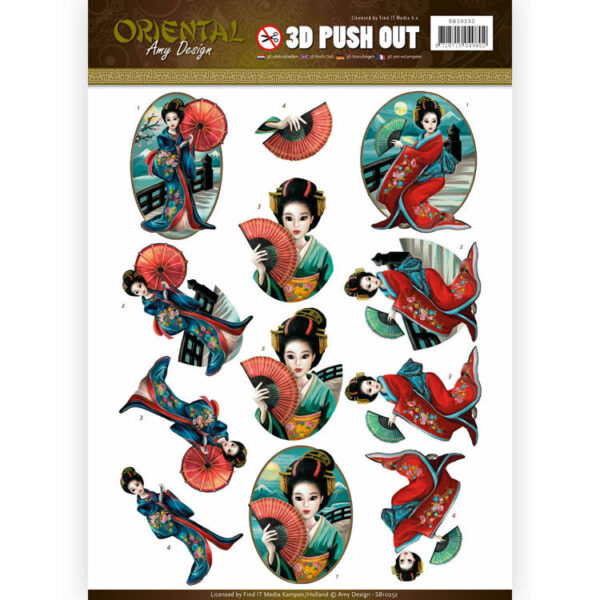 Push Out - Amy Design - Oriental - Geishas Amy Design SB10252