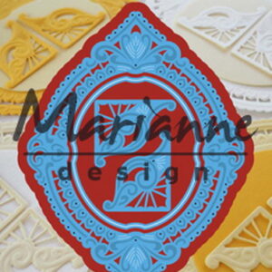 Creatables stencil Petra's oval & corners LR0485