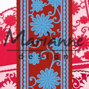 Creatables stencil Anja's flower rectangle 91901/lr0516