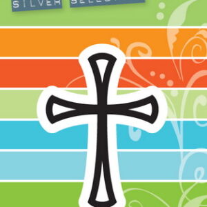Craftables stencil graceful cross: CR 1400