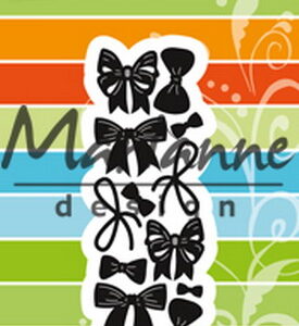 Craftables stencil punch die bows CR 1434