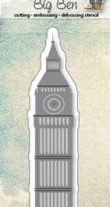 6002/0572 Snij-/Embos/Debos stencil Big Ben London
