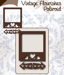 Vintage flourishes Passe Patout met Hartjes pijlen 6003/0068