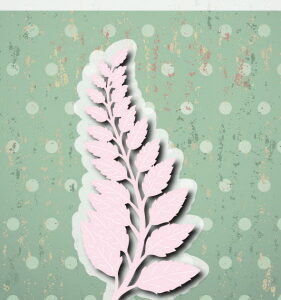 6002/0941 Snijstencil - Vintage Borders - Swirlleaves