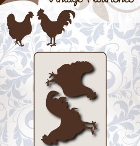 6003/0077 Snijstencil - Vintage flourishes - Kip & haan