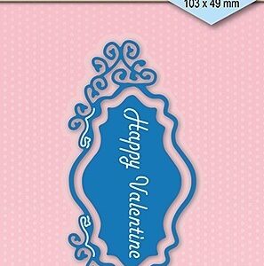 Shape Dies blue "Happy Valentine" Nellie Snellen SDB028