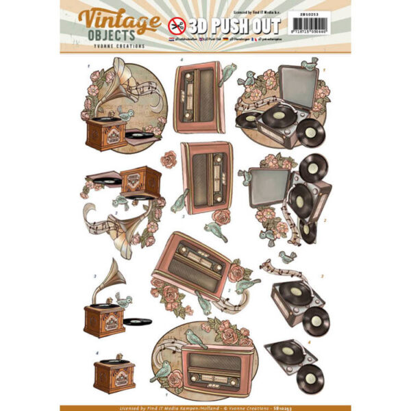 Stansvel - Yvonne Creations - Vintage Music SB10253