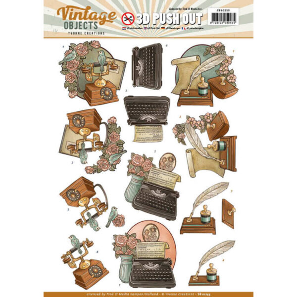 Stansvel - Yvonne Creations - Vintage Communication sb10255