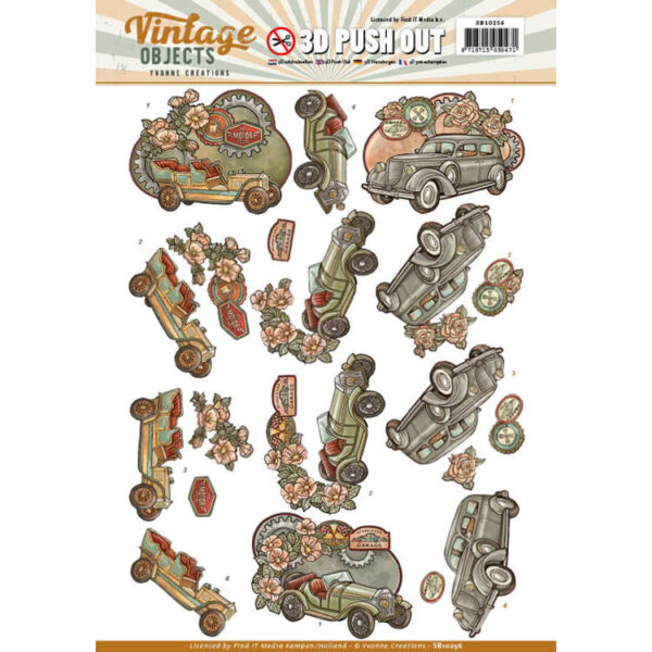 Stansvel - Yvonne Creations - Vintage Cars sb10256