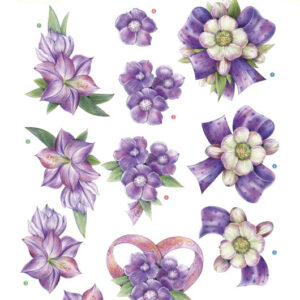 3D knipvel Jeanine's Art - Think PurpleCD10978