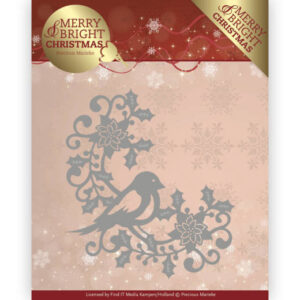 Dies - Precious Marieke - Merry and Bright Christmas - Bird Corner PM10130