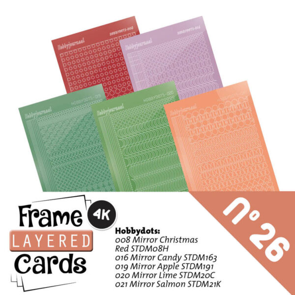 Frame Layered Cards 26 - Stickerset LCST026