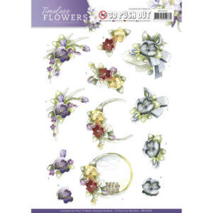 Stansvel - Precious Marieke - Timeless Flowers - Violets SB10259