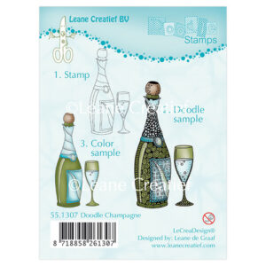 leane clearstamp Doodle Champagne 55.1307