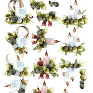 3D Knipvel - Precious Marieke - Spirit of Christmas - Kerstlandschap  CD10735