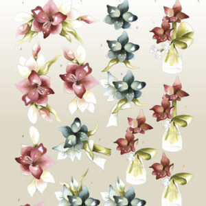 3D Knipvel - Precious Marieke - Winterfun - Winterflower CD10786