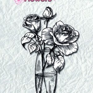 Clear stamps Flowers- Roses Nellie Snellen FLO013 46x75mm