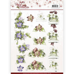 3D Knipvel - Precious Marieke - Joyful Christmas - Christmas rose Precious Marieke CD10944
