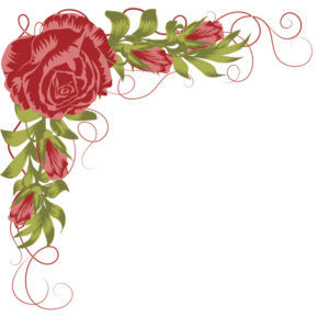 Layered stamps "roses corner" LCS008