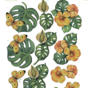 3D knipvel - Jeanine's Art - Monstera CD11110