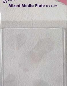 Mixed Media plate square 80mm Artikelnummer: NMMP002