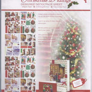 papermania christmas decoupage sheets 8st pma 169032