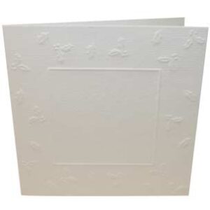 nel van veen vierkant preeg hulst 5 st 304-21 wit