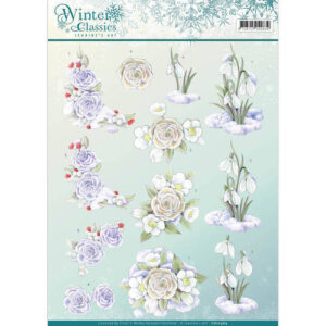 3D Knipvel - Jeanine's Art - winter classics- CD10969