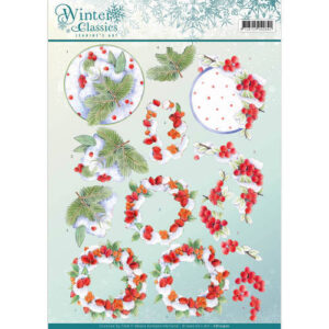 3D Knipvel - Jeanine's Art - winter classics-