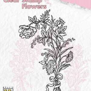Clear Stamp Flowers - Bouquet of wild flowers 1 Fl006