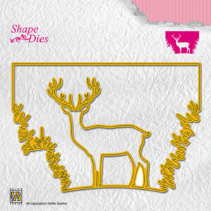 SD136 Shape dies Christmas window scene-3 138x94mm