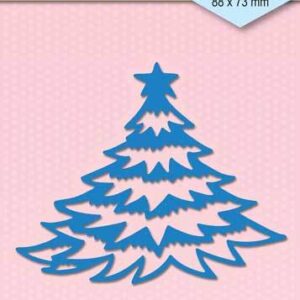 Shape Dies Blue Christmas tree SDB056