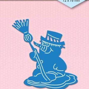 Dies Blue snowman SSDB053