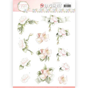 3D Pushout - Precious Marieke - Flowers in Pastels - Believe in Pink SB10285