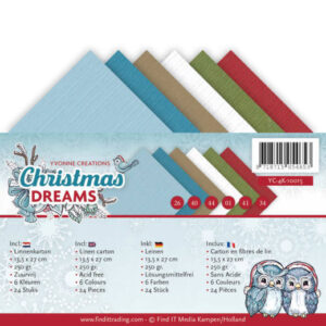Linnenpakket - 4K - Yvonne Creations - Christmas Dreams YC-4K-10015
