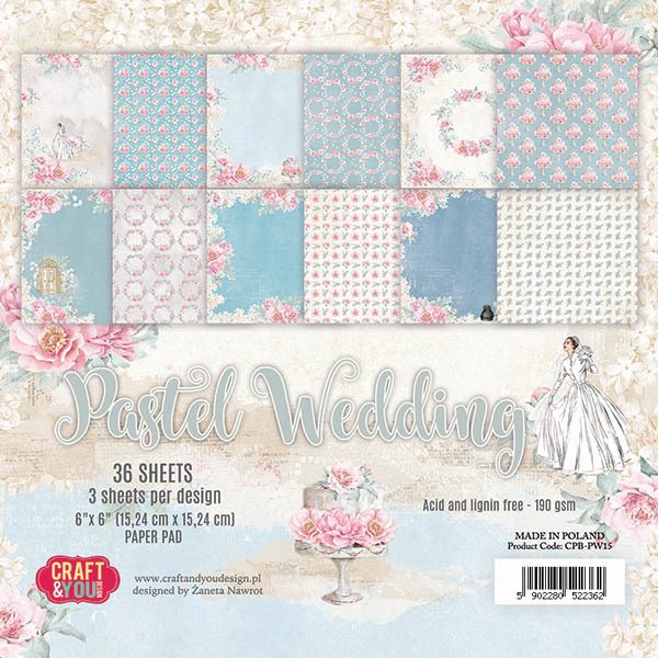 CPB-PW15 PASTEL WEDDING Small Paper