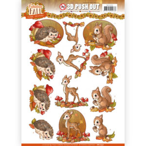 3D Push Out - Yvonne Creations - Fabulous Fall - Fabulous Animals  SB10290