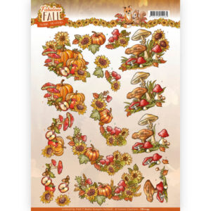3D Knipvel - Yvonne Creations - Fabulous Fall - Fall Bouquets  CD11154