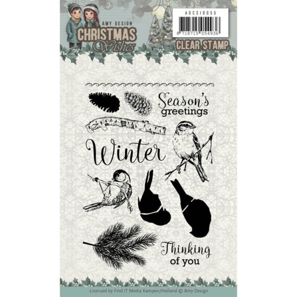Clear Stamps - Amy Design - Christmas Wishes  ADCS10055