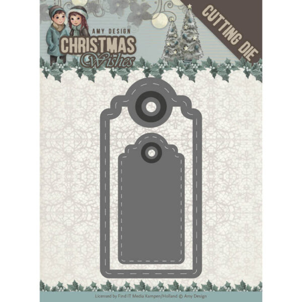 Dies - Amy Design - Christmas Wishes - Wishing Labels  ADD10153